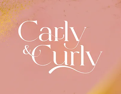 Identidad de marca Carly and Curly